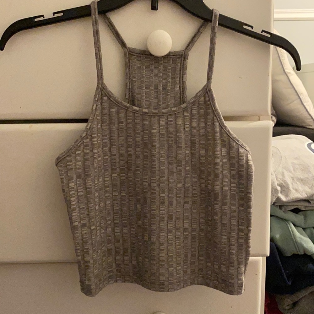 Grey halter tank from Zaful